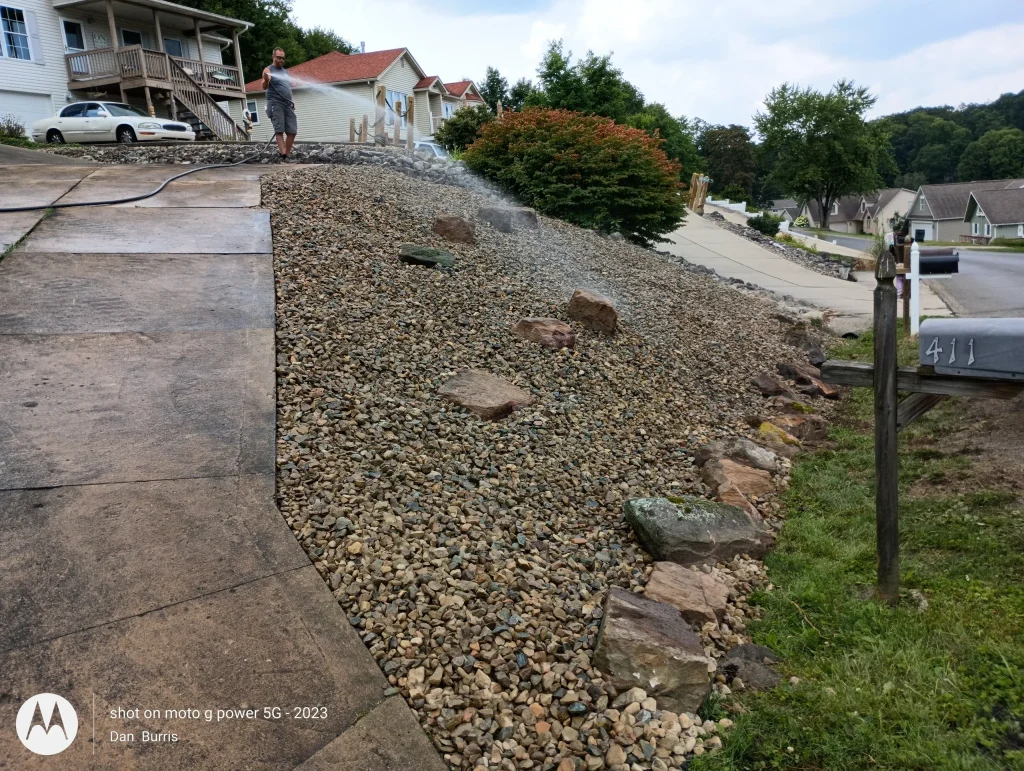 Custom Hillside Rock Gardens